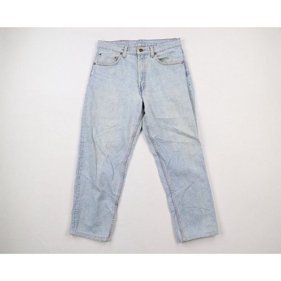 Levi's Jeans Vintage 9s Levis 550 Mens 32x27 Distressed Relaxed Fit